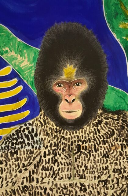 Carolina Turrio | Pittura murale "Foresta/Safari": Mr. Gorilla