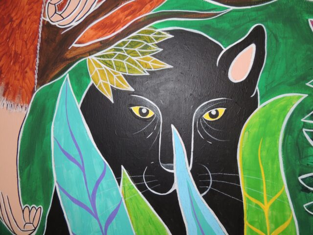 Carolina Turrio | Pittura murale "Foresta/Safari": Pantera