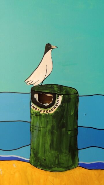 Carolina Turrio | Pittura murale "Mare": Indifferenziata