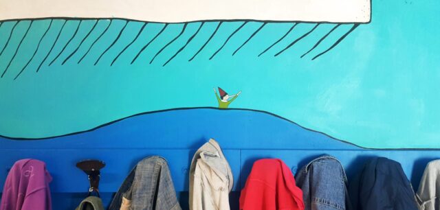 Carolina Turrio | Pittura murale "Mare": Pinocchio nel mare
